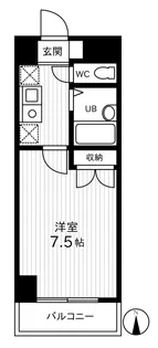 CROSS COURT【3階】の間取り