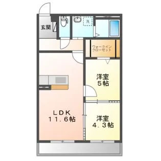 Ricordi宝町【3階】の間取り