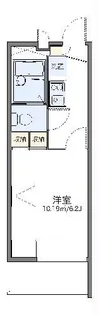レオパレスカーサ クワトロ【1階】の間取り