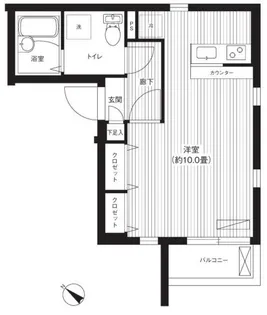 スプリングス【3階】の間取り
