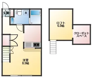 プリマ津田沼壱番館【2階】の間取り
