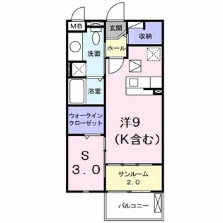 アルモニー【1階】の間取り