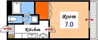 マーベリーナ【4階】の間取り