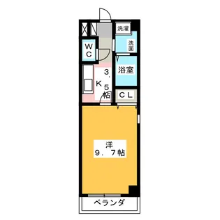 アンフィニ ドミール【2階】の間取り