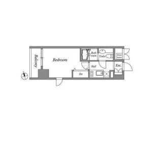 CORVAL東新宿【4階】の間取り