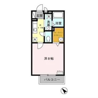 グリーンベール【1階】の間取り