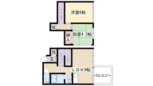 宇佐美マンション【3階】の間取り