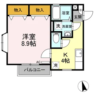 クァトロ・カーサ【2階】の間取り