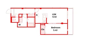 ビューノ川崎大師【2階】の間取り