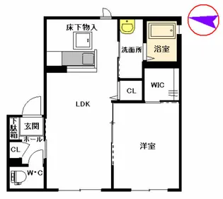 セントラルサン【1階】の間取り