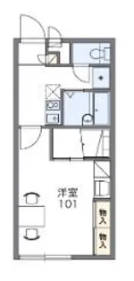 HIRO大城【1階】の間取り