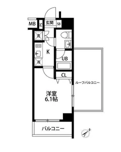ルクレ高野台レジデンス【1階】の間取り