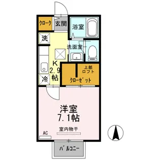 マーベラス セリース【1階】の間取り