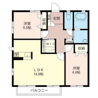 向日葵MH ShaMaison【2階】の間取り