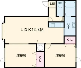 ラルゴ【2階】の間取り