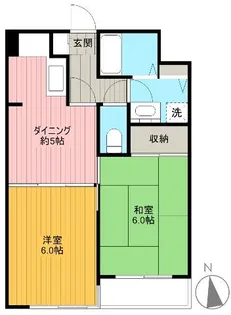 ラポールヤマミツ【4階】の間取り