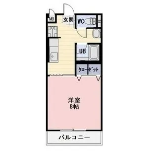 トワ・アモール【1階】の間取り