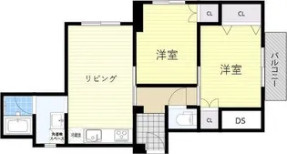 Mi piace 西住之江【3階】の間取り