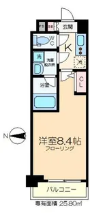 メインステージ森下駅前【4階】の間取り