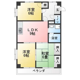 グランルージュ【1階】の間取り