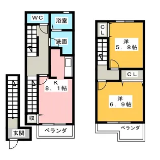 ヴィオラ21【3階】の間取り