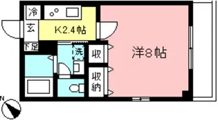 ハイツ桜【3階】の間取り