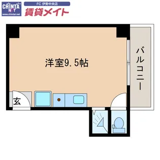 伊勢ビル【3階】の間取り