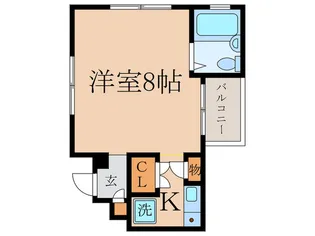 パ-ルヴィラKS【3階】の間取り