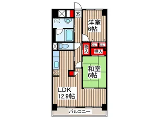 エランド-ルけやき【3階】の間取り