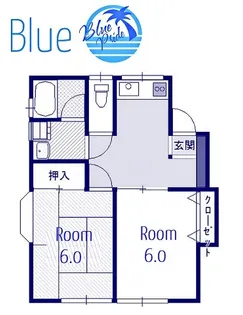 ibis haitu B【1階】の間取り