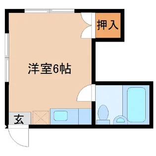 楠ハイツ 2号館【2階】の間取り