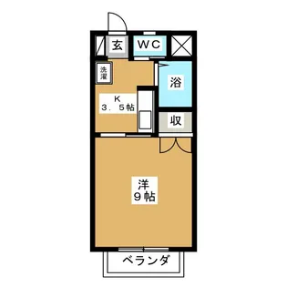 ツインコート中村 N棟【2階】の間取り