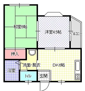 ベルメゾン池田【2階】の間取り