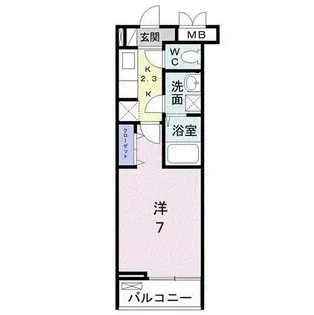SUN HILLS M・J【2階】の間取り