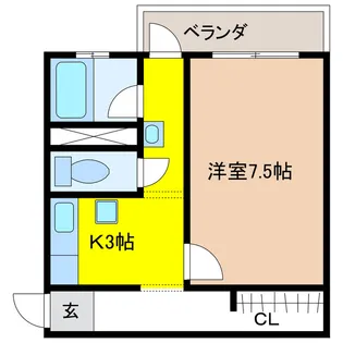 タリーズ【2階】の間取り