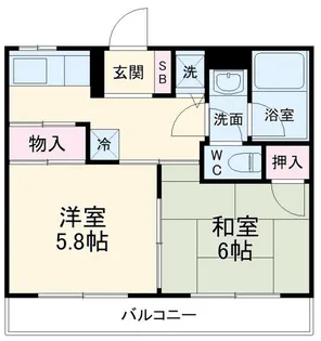 ファーストクラス相模大野第2【2階】の間取り