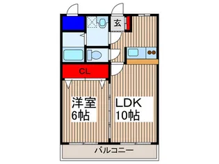 ア-ケティックマンションVI【2階】の間取り