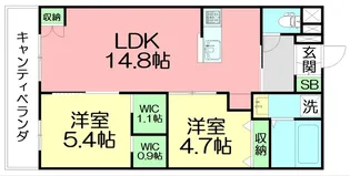 ソフィア本厚木【3階】の間取り