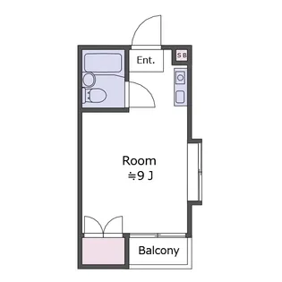 メゾン・ド・ブリック【1階】の間取り