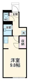 エスタシオン大成【1階】の間取り