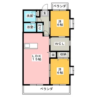 Belair(ベルエアー)【1階】の間取り