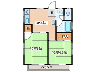 鈴木アパート【2階】の間取り