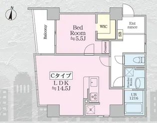 Residence新川橋【1階】の間取り