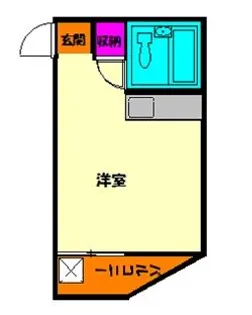 ベルハイム【4階】の間取り