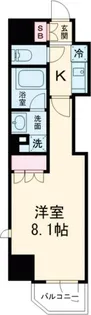 ジオエント中野【3階】の間取り