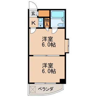 東和マンション新栄【4階】の間取り