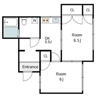コーポサカイ【2階】の間取り