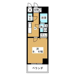 PlatinumOzone【4階】の間取り