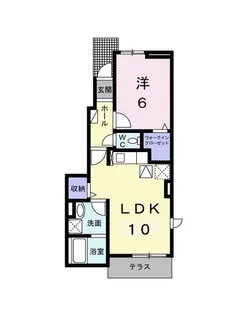 フラン ブリーズ I【1階】の間取り