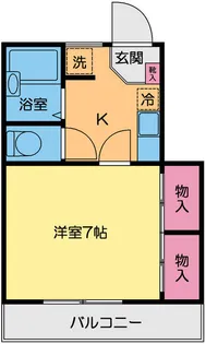 ステイランス鶴川【2階】の間取り